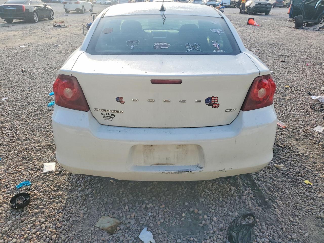 2013 Dodge Avenger Sxt White vin: 1C3CDZCBXDN661910
