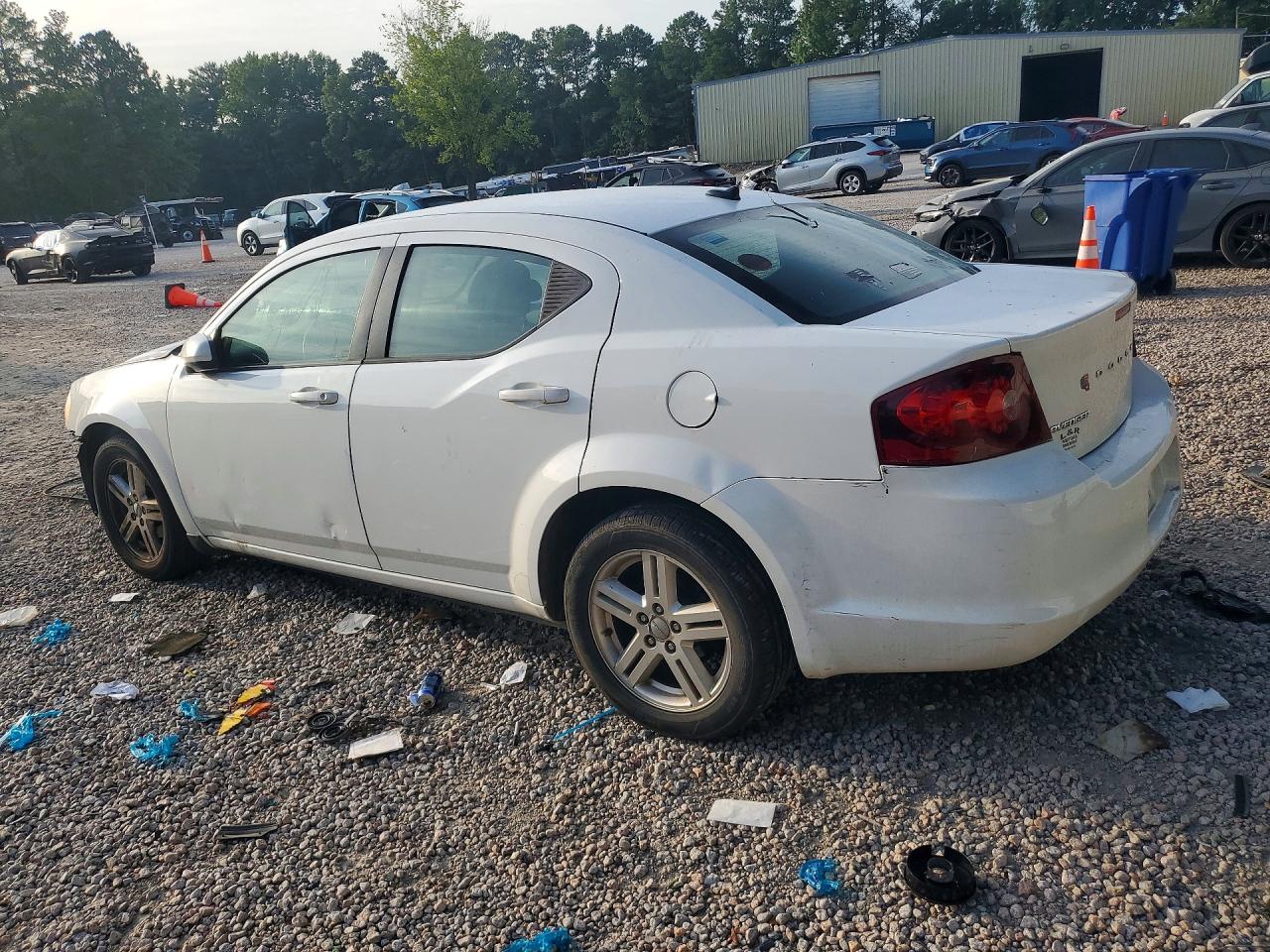 2013 Dodge Avenger Sxt White vin: 1C3CDZCBXDN661910
