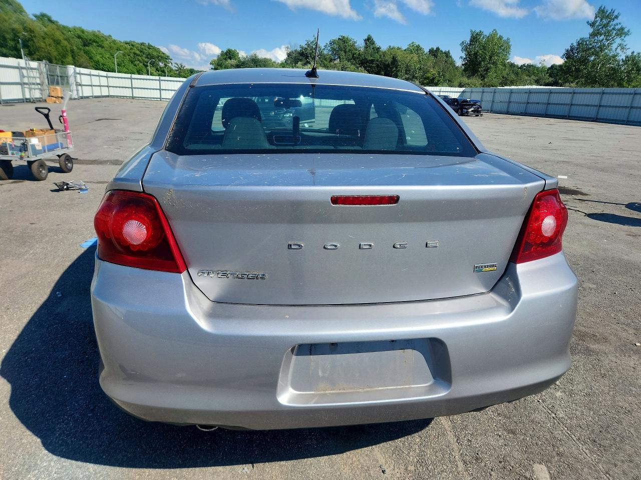 2013 Dodge Avenger Sxt Silver vin: 1C3CDZCG0DN740675