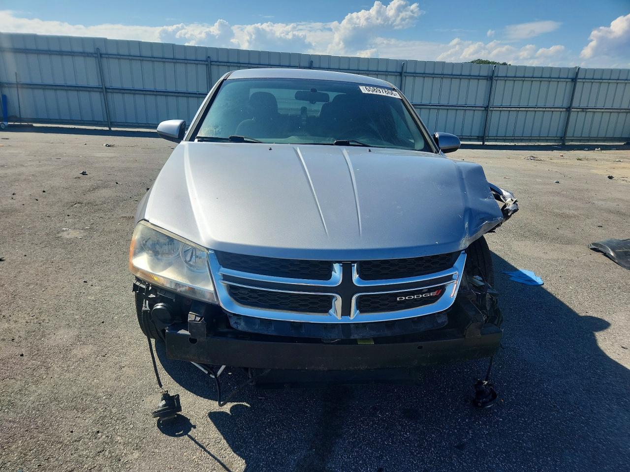 2013 Dodge Avenger Sxt Silver vin: 1C3CDZCG0DN740675