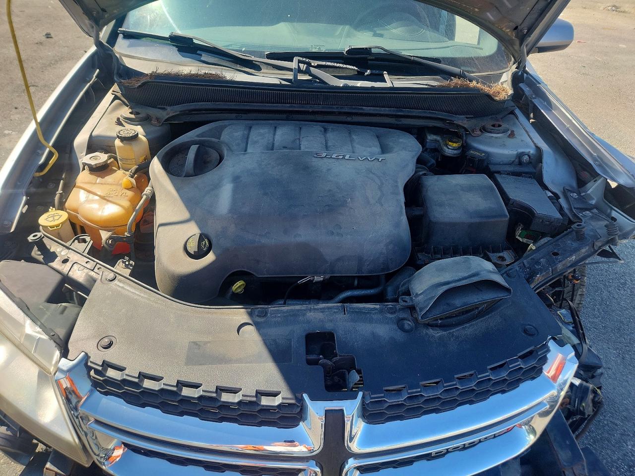 2013 Dodge Avenger Sxt Silver vin: 1C3CDZCG0DN740675