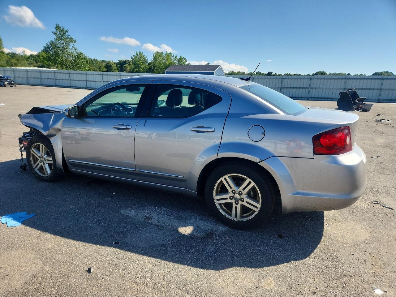 2013 Dodge Avenger Sxt Silver vin: 1C3CDZCG0DN740675