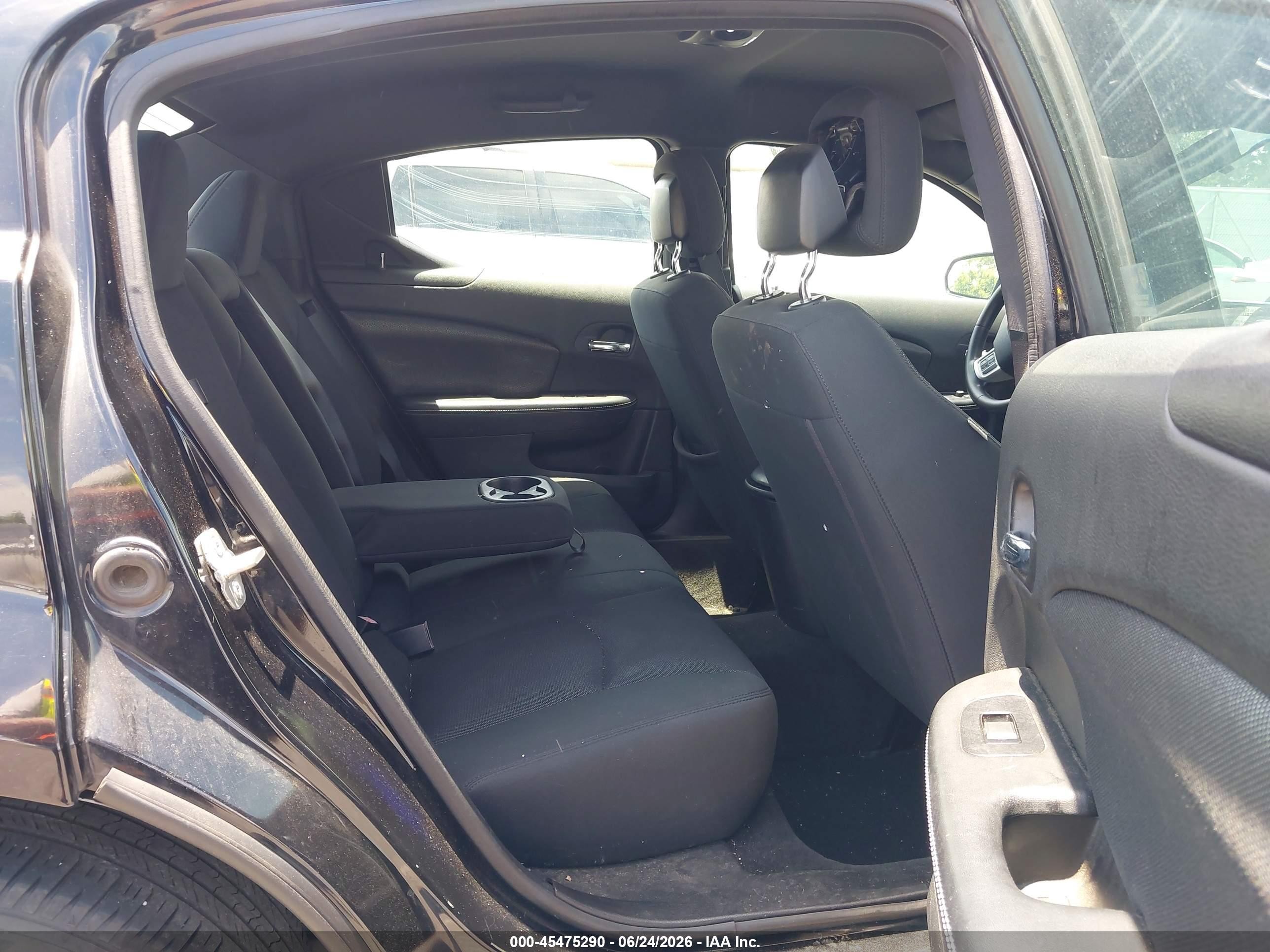 2014 Dodge Avenger Sxt Black vin: 1C3CDZCG0EN217626