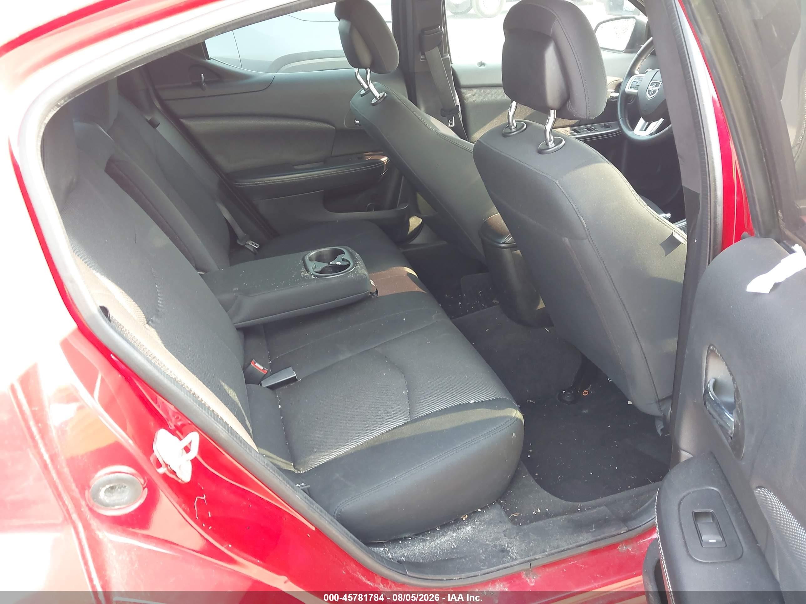 2014 Dodge Avenger Sxt Red vin: 1C3CDZCG1EN176259