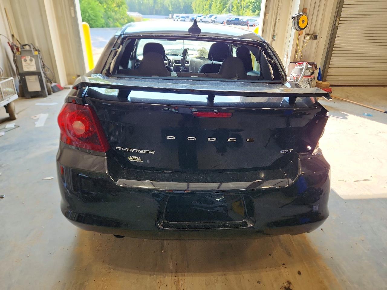 2013 Dodge Avenger Sxt Black vin: 1C3CDZCG2DN685131