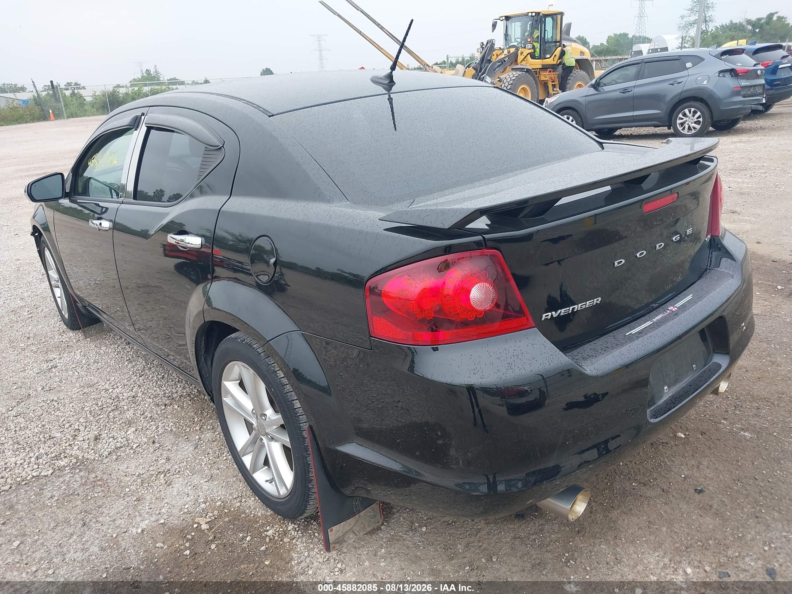 2014 Dodge Avenger Sxt Черный vin: 1C3CDZCG2EN217739