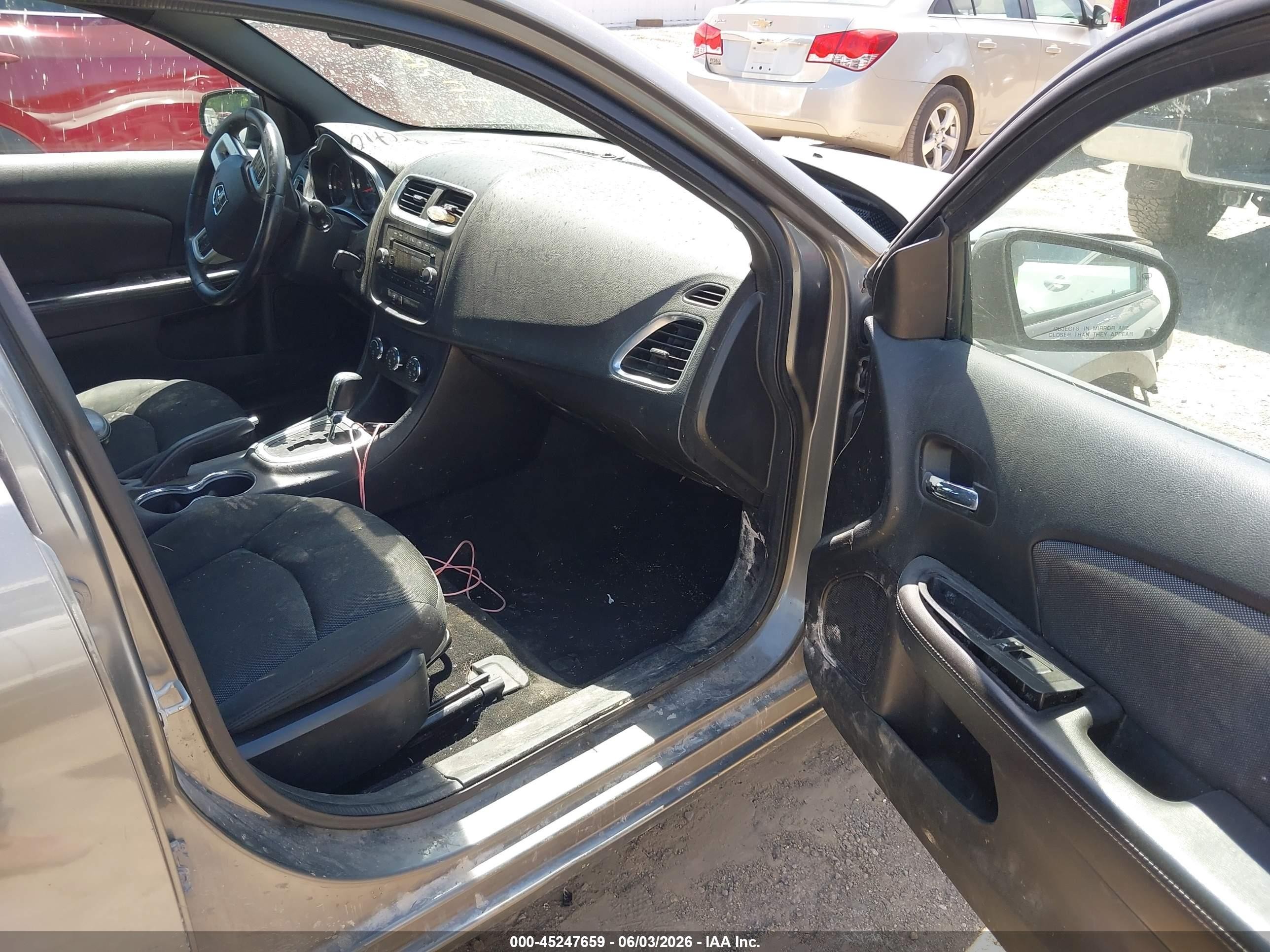 2013 Dodge Avenger Sxt Gray vin: 1C3CDZCG3DN751265