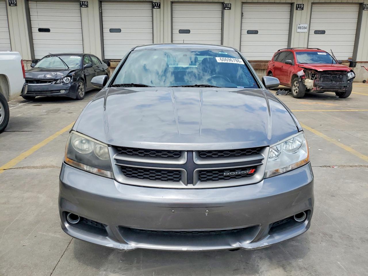 2013 Dodge Avenger Sxt Серый vin: 1C3CDZCG3DN772827