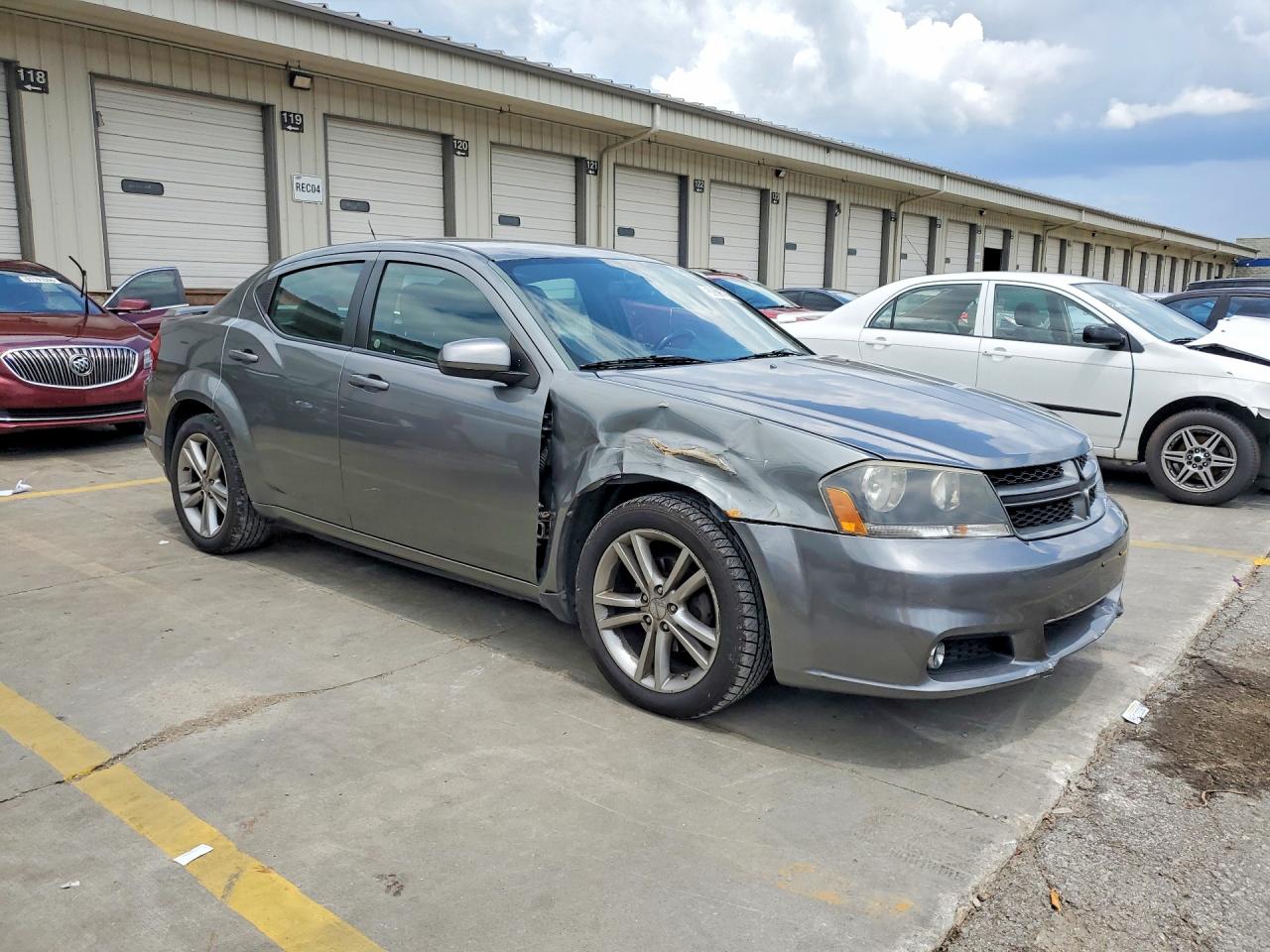 2013 Dodge Avenger Sxt Серый vin: 1C3CDZCG3DN772827