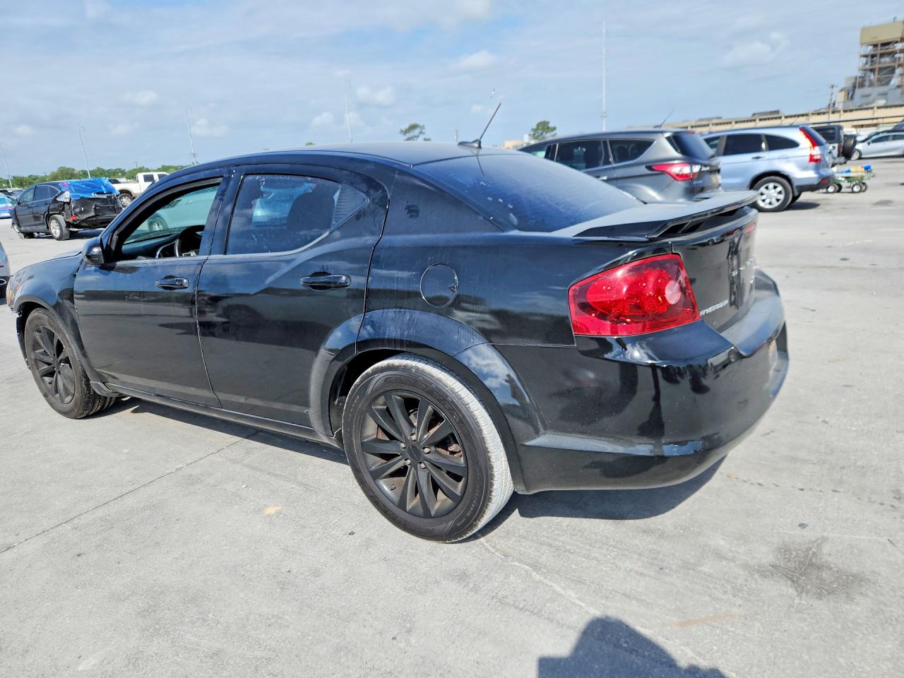 2014 Dodge Avenger Sxt Gray vin: 1C3CDZCG5EN181433
