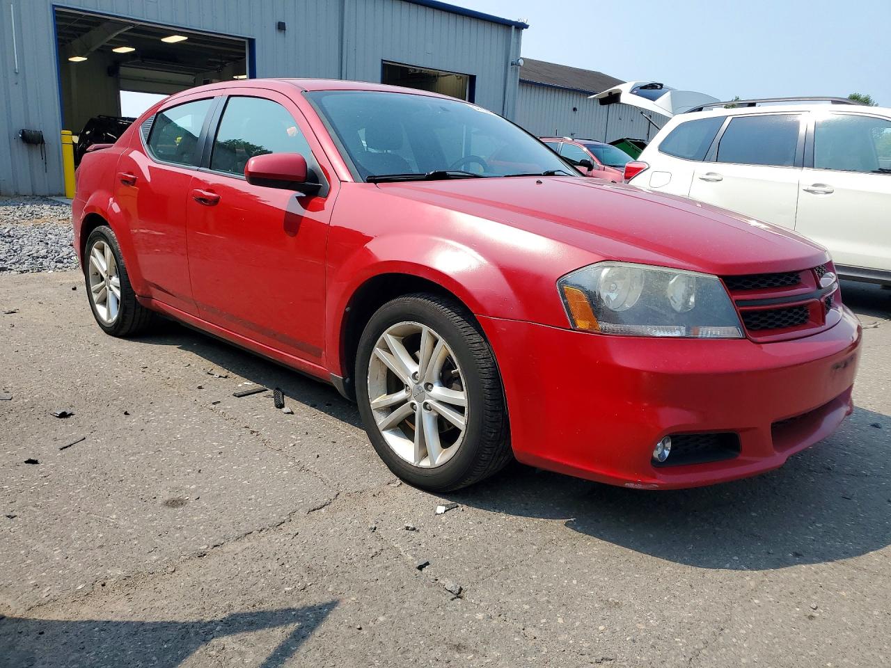 2013 Dodge Avenger Sxt Red vin: 1C3CDZCG6DN586991