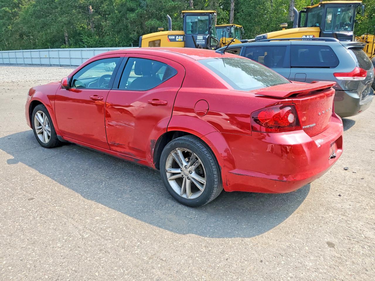 2013 Dodge Avenger Sxt Red vin: 1C3CDZCG6DN586991