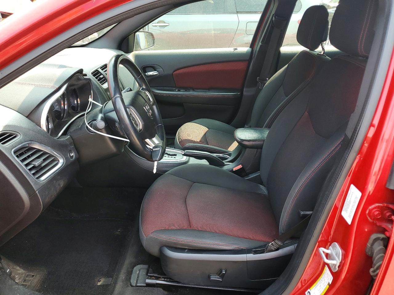 2013 Dodge Avenger Sxt Red vin: 1C3CDZCG6DN586991