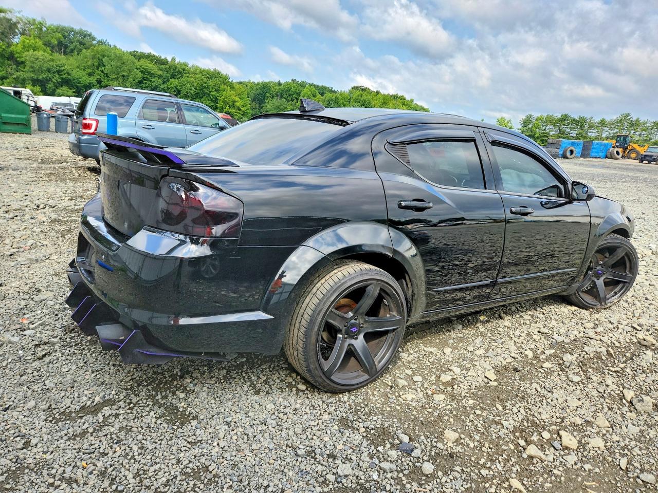 2013 Dodge Avenger Sxt Black vin: 1C3CDZCG6DN740986
