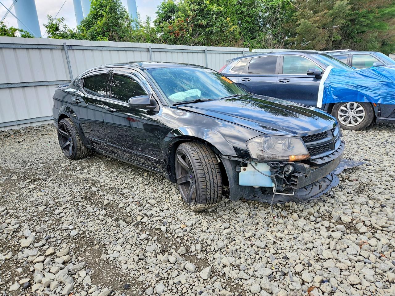 2013 Dodge Avenger Sxt Black vin: 1C3CDZCG6DN740986