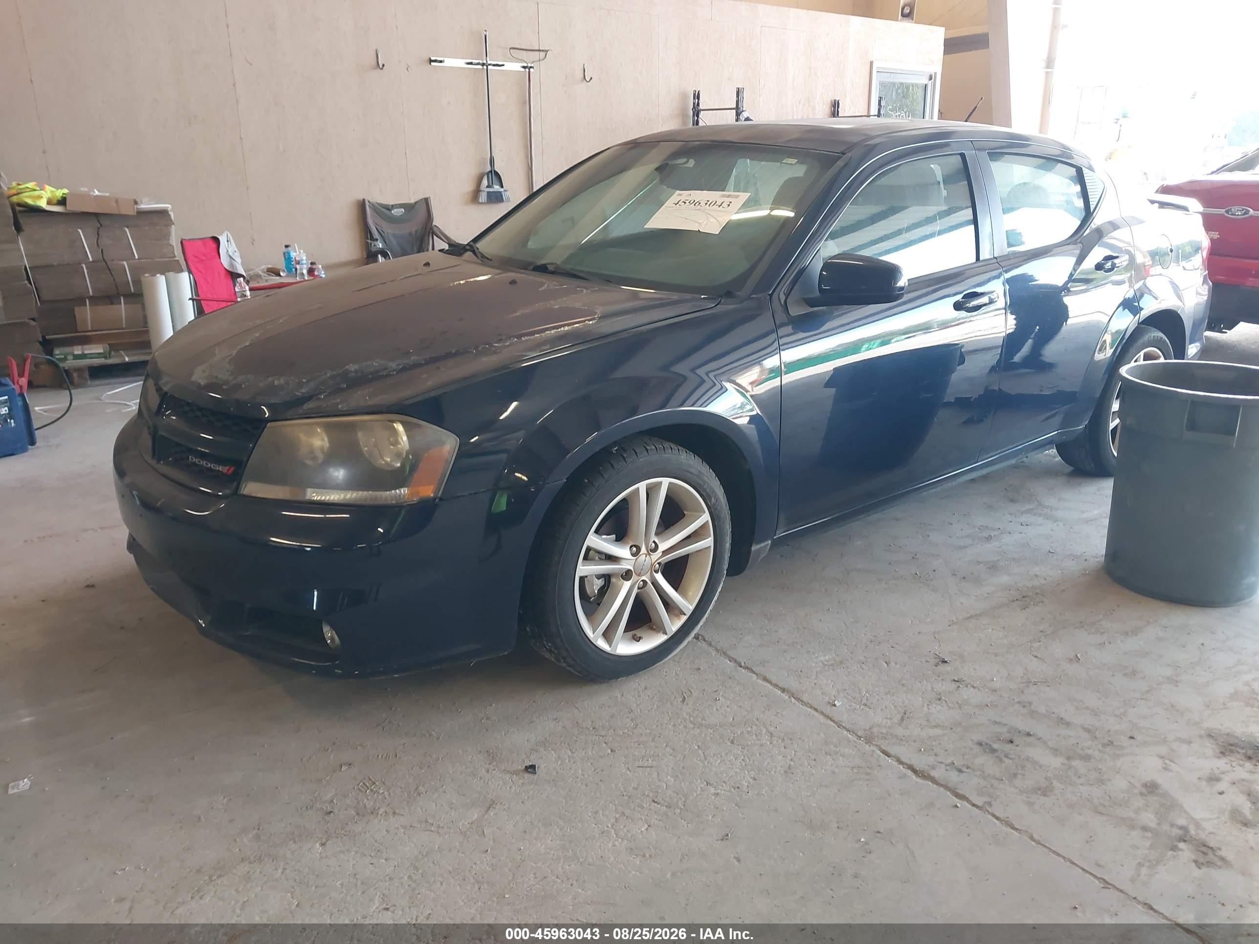 2014 Dodge Avenger Sxt Black vin: 1C3CDZCG6EN193512
