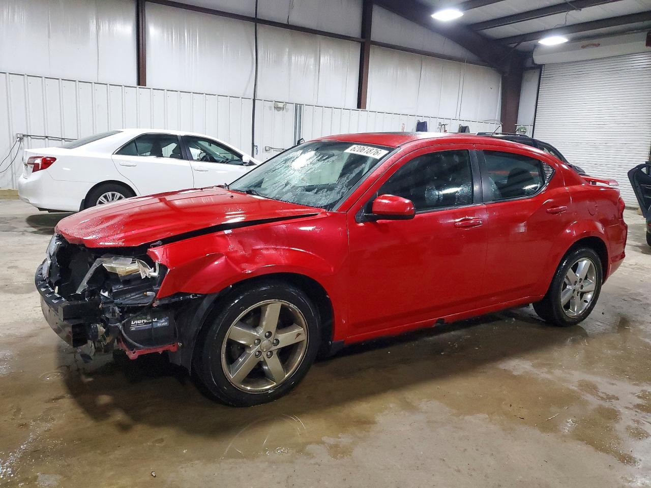 2013 Dodge Avenger Sxt Red vin: 1C3CDZCG8DN508812