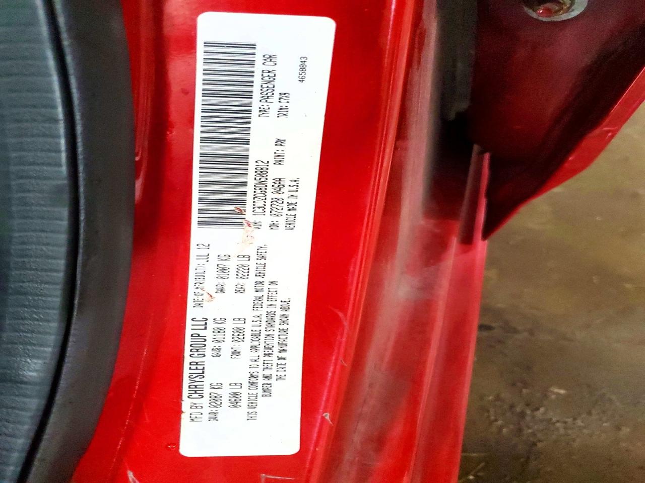 2013 Dodge Avenger Sxt Red vin: 1C3CDZCG8DN508812