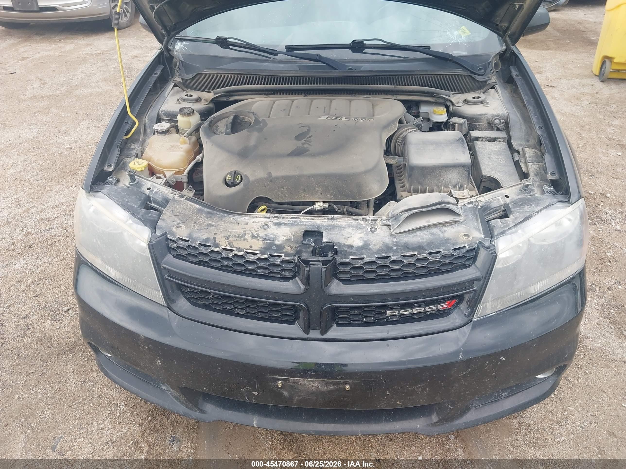 2013 Dodge Avenger Sxt Black vin: 1C3CDZCG8DN620476
