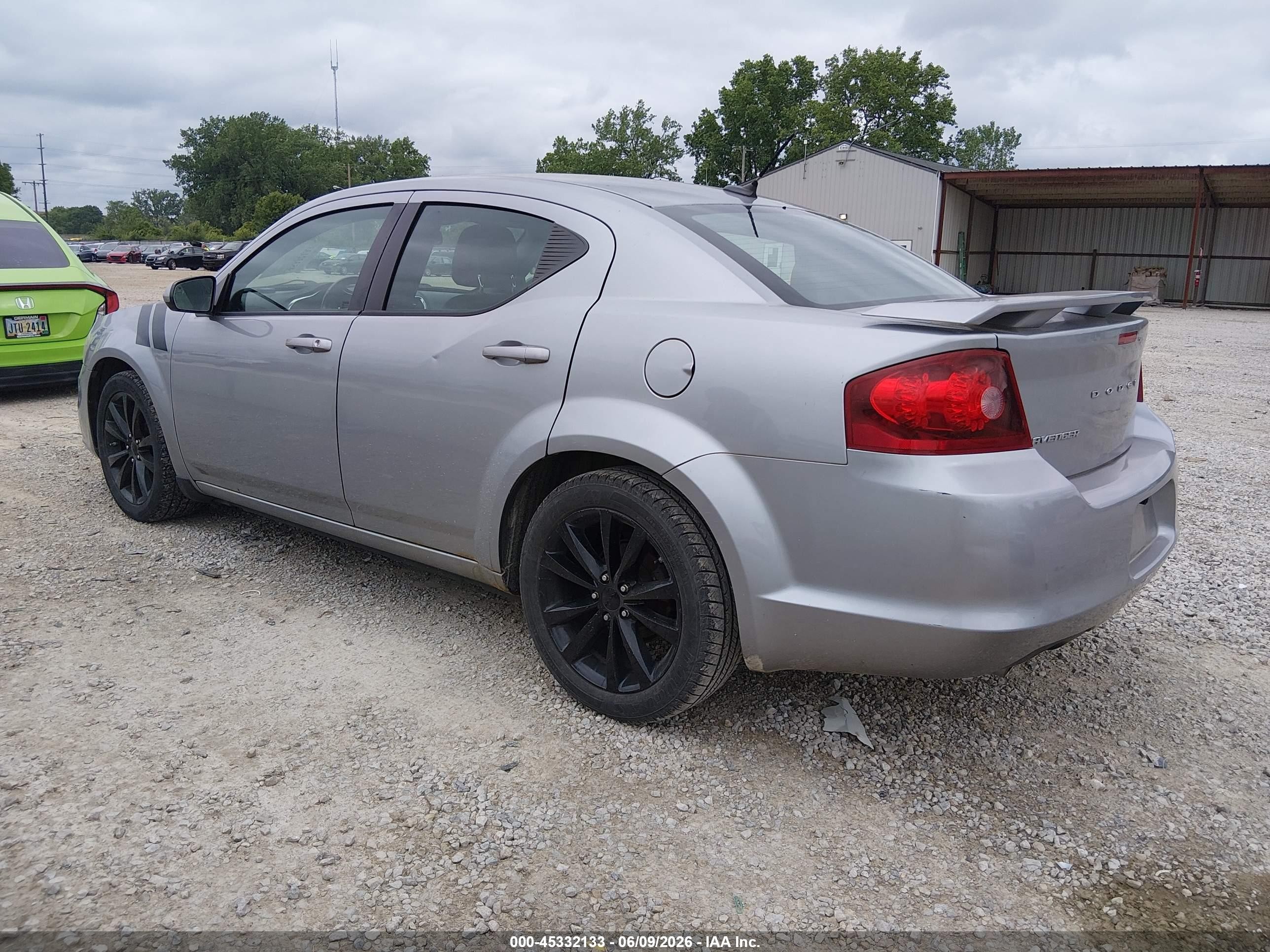 2014 Dodge Avenger Sxt Gray vin: 1C3CDZCG8EN147468