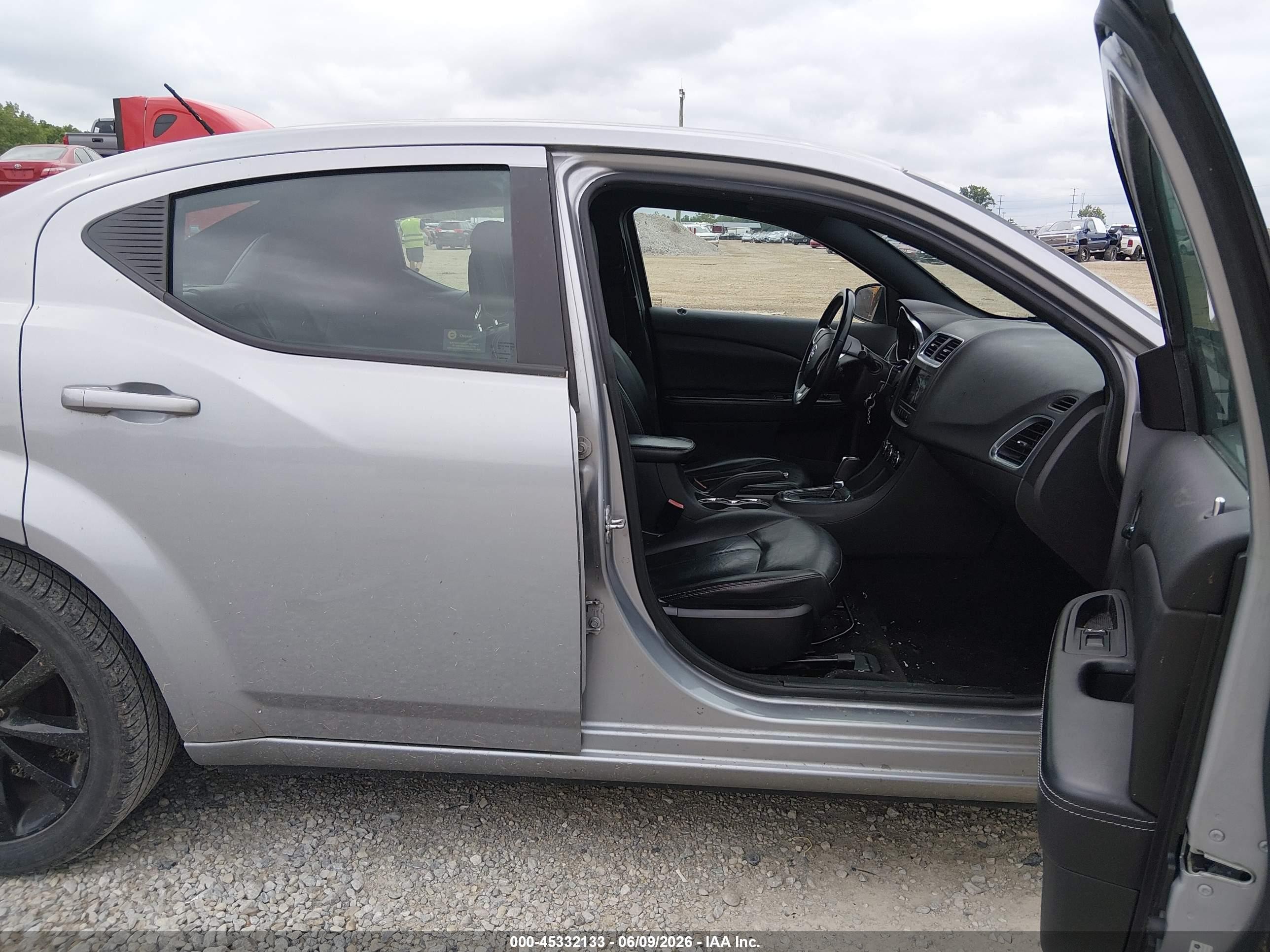 2014 Dodge Avenger Sxt Gray vin: 1C3CDZCG8EN147468