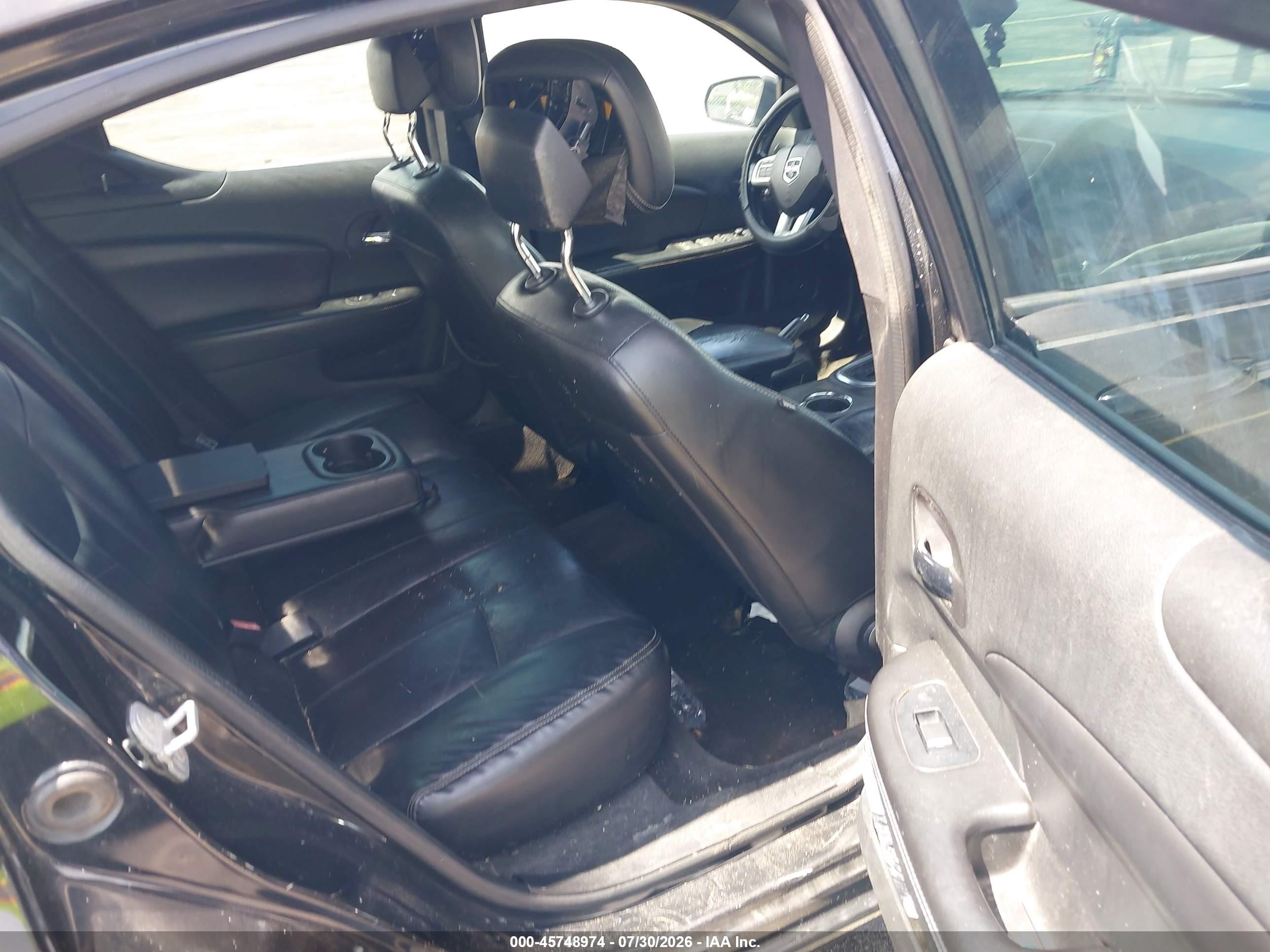 2014 Dodge Avenger Sxt Black vin: 1C3CDZCG8EN149253