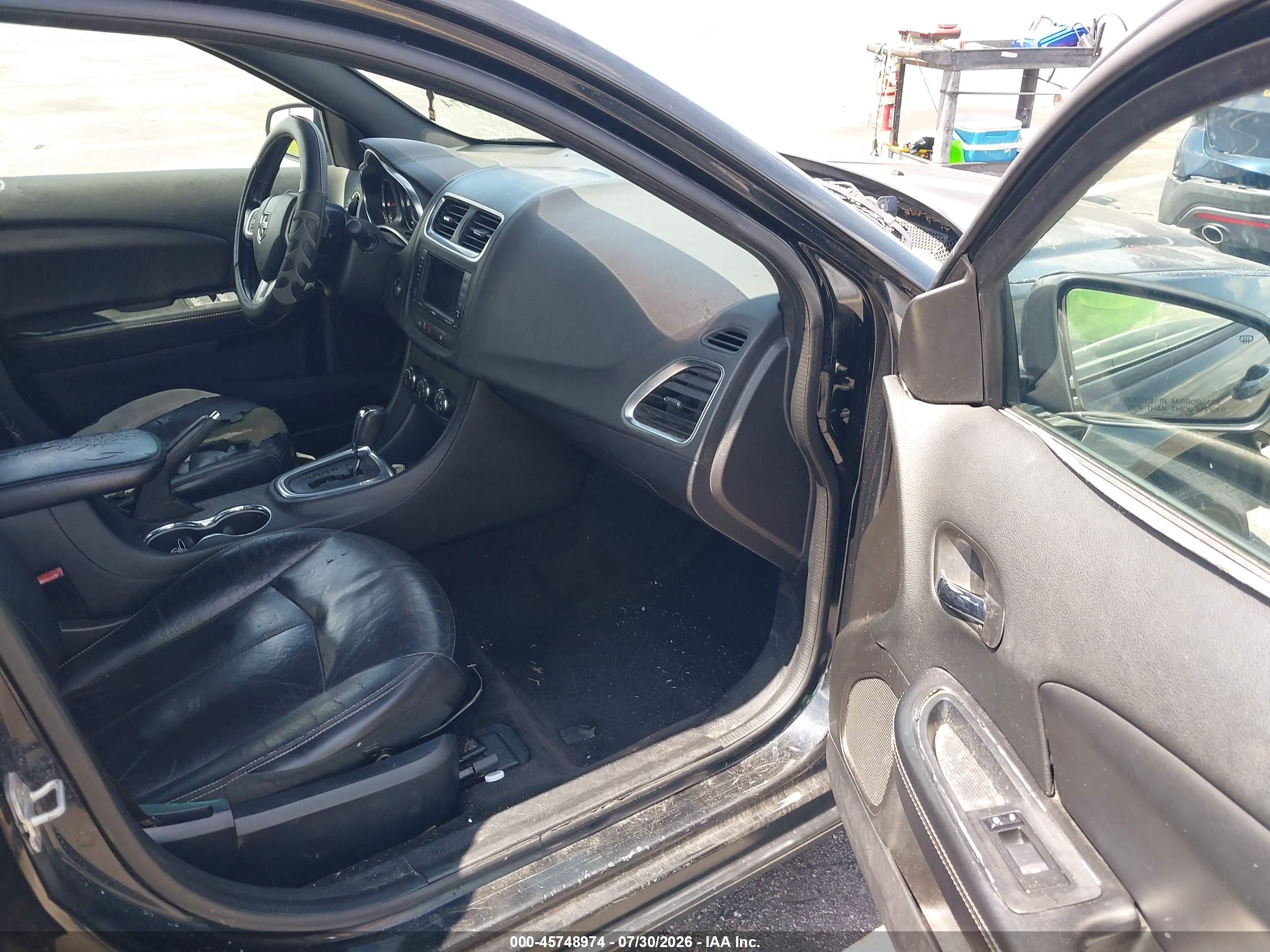 2014 Dodge Avenger Sxt Black vin: 1C3CDZCG8EN149253