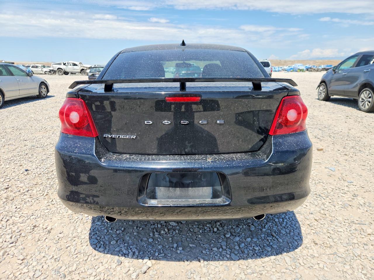 2014 Dodge Avenger Sxt Black vin: 1C3CDZCG8EN184441