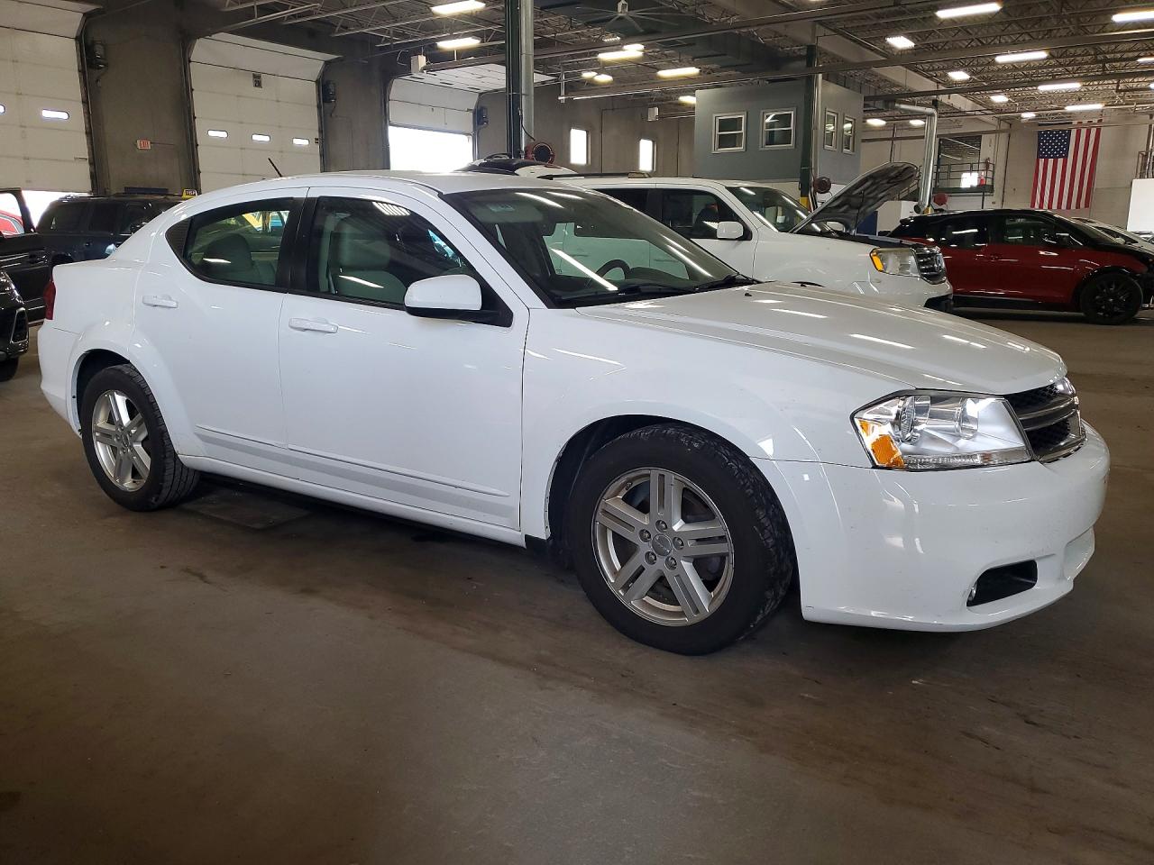 2013 Dodge Avenger Sxt Белый vin: 1C3CDZCG9DN740691