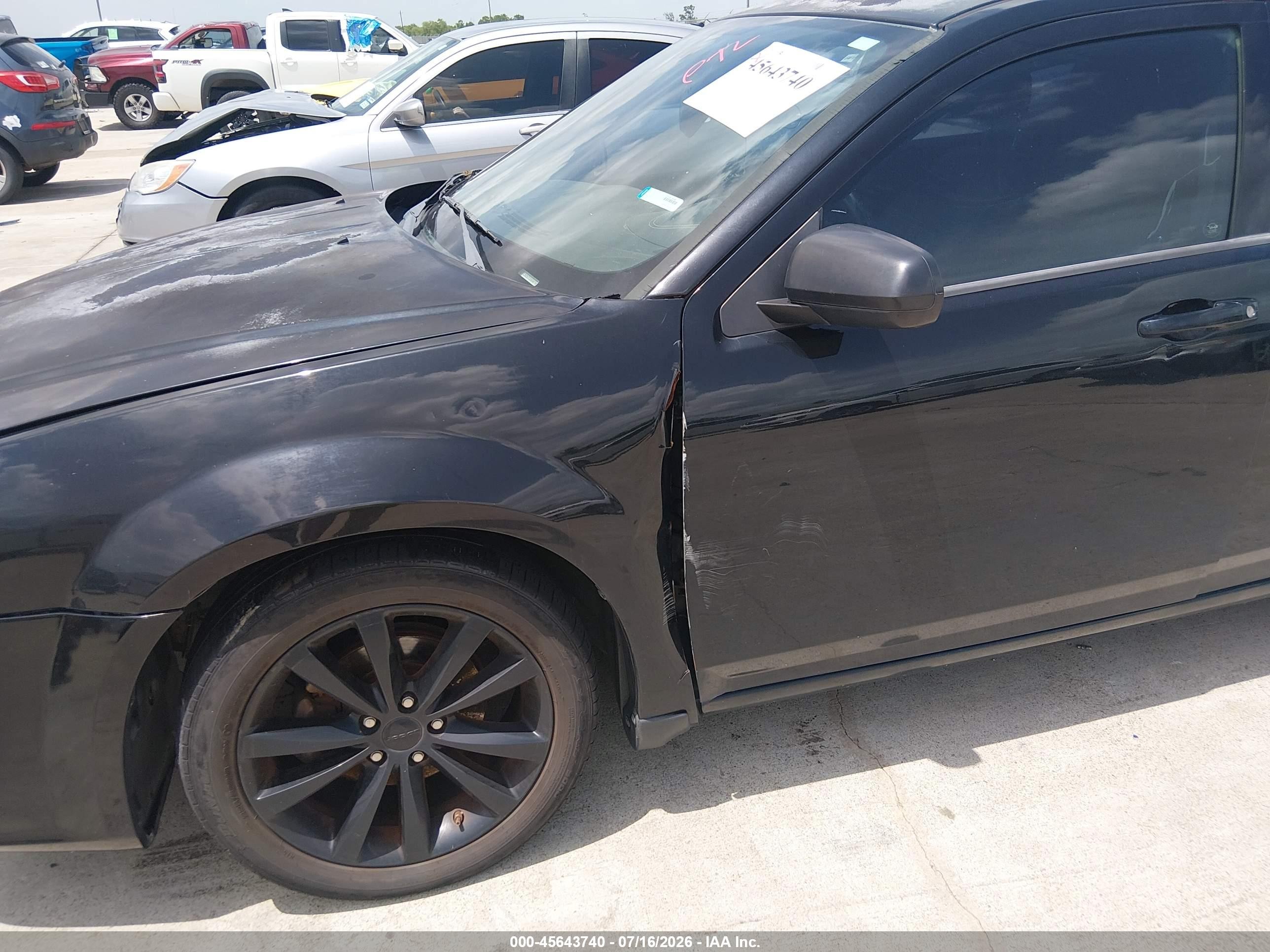 2014 Dodge Avenger Sxt Черный vin: 1C3CDZCG9EN218158
