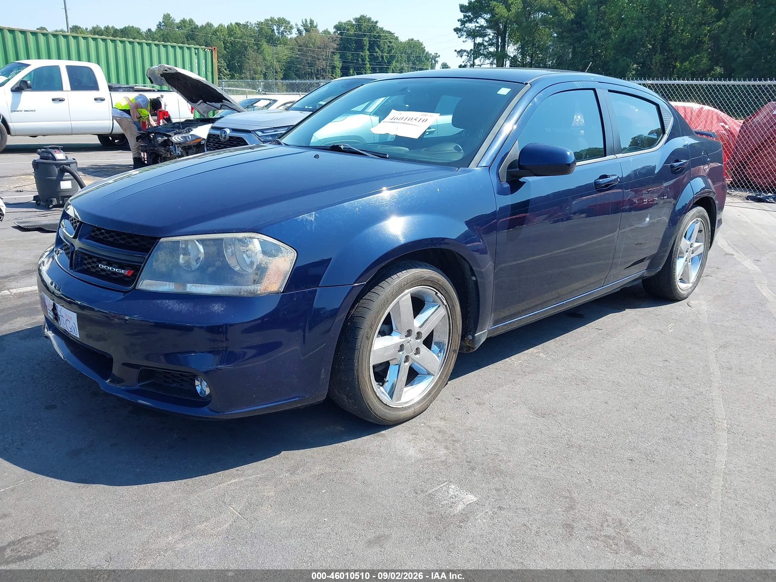 2013 Dodge Avenger Sxt Blue vin: 1C3CDZCGXDN746693