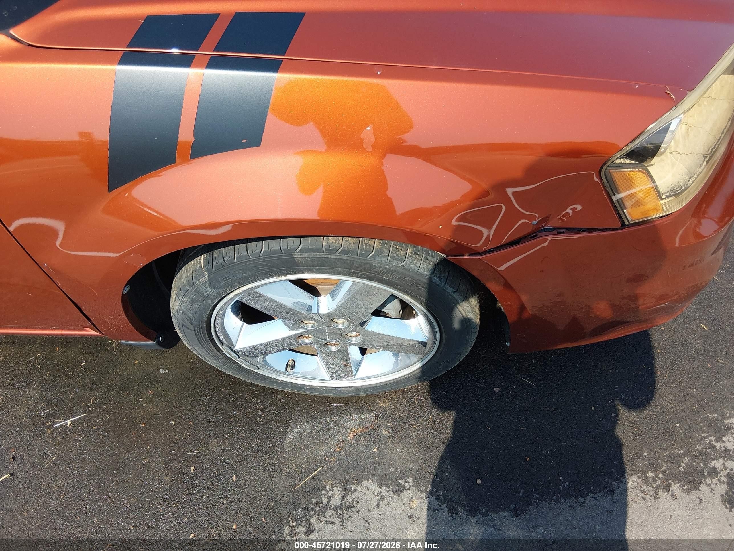 2012 Dodge Avenger Sxt Plus Orange vin: 1C3CDZEG0CN207365