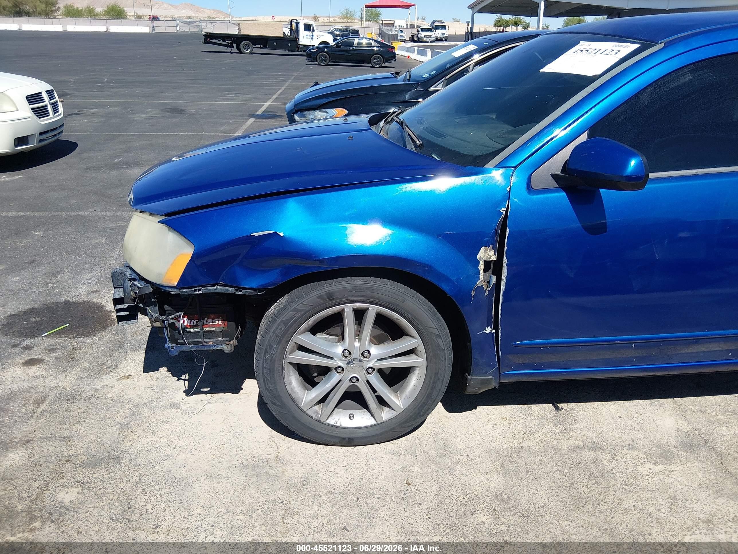 2012 Dodge Avenger Sxt Plus Blue vin: 1C3CDZEG6CN327929
