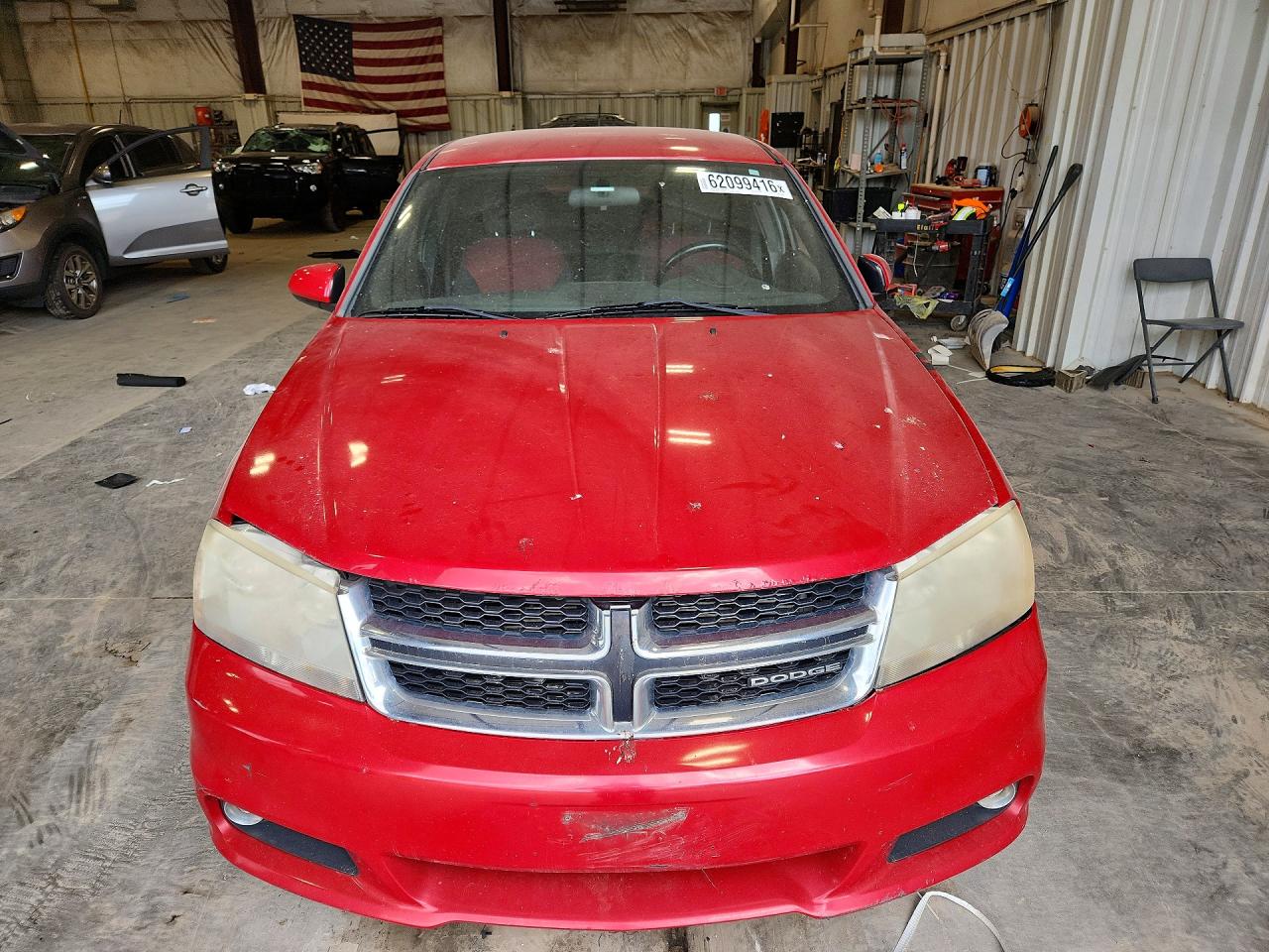 2012 Dodge Avenger Sxt Red vin: 1C3CDZEG8CN123326