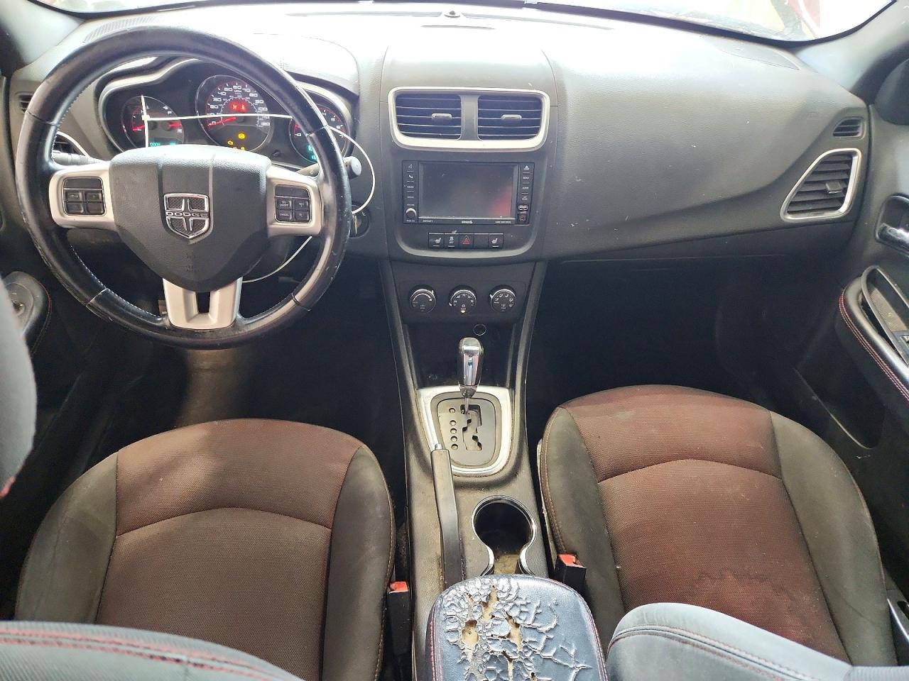 2012 Dodge Avenger Sxt Red vin: 1C3CDZEG8CN123326