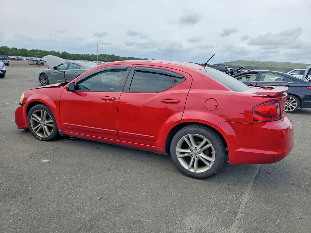 2012 Dodge Avenger Sxt Red vin: 1C3CDZEG9CN310123