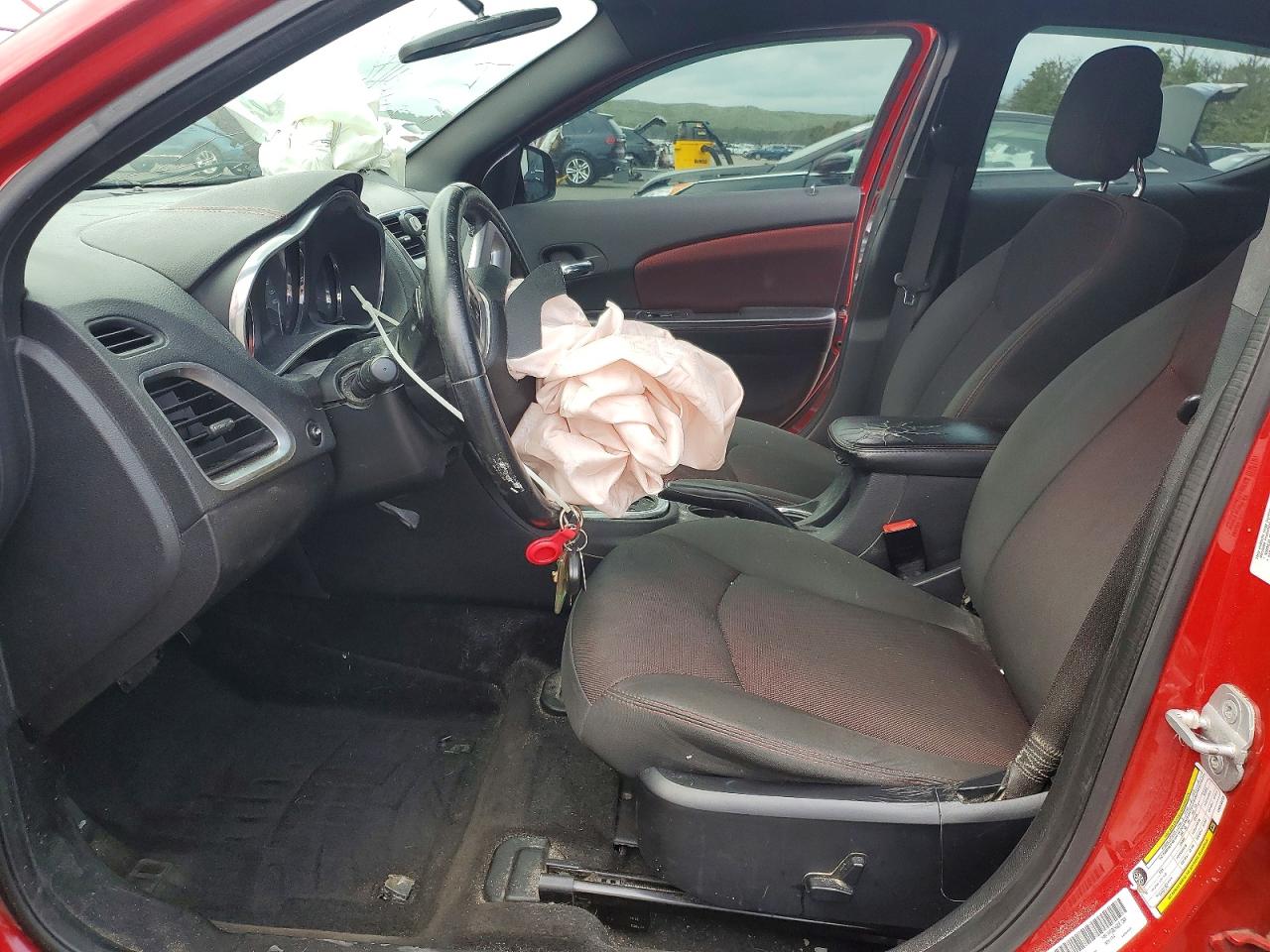 2012 Dodge Avenger Sxt Red vin: 1C3CDZEG9CN310123
