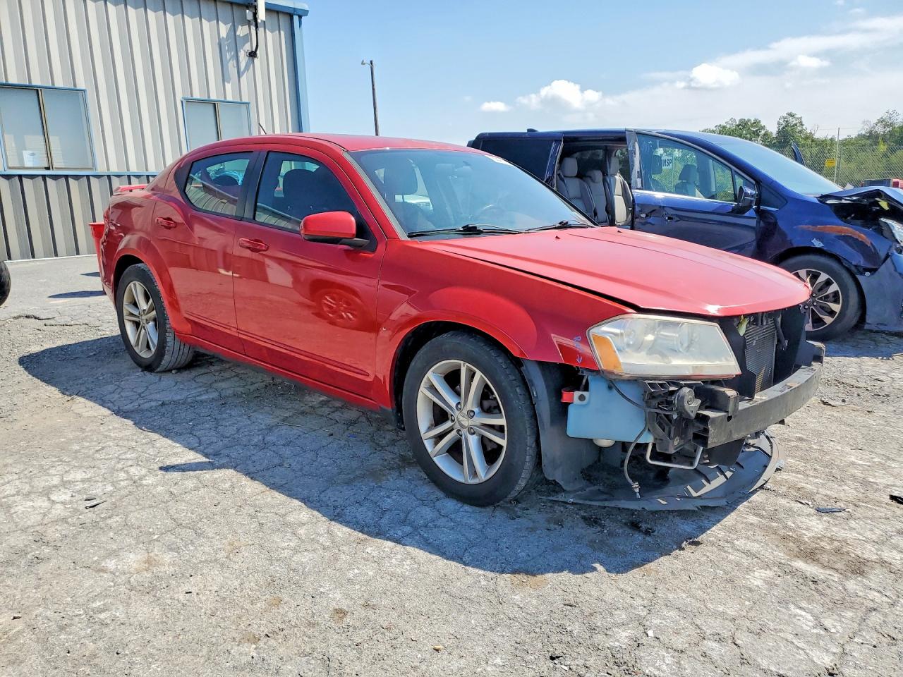 2012 Dodge Avenger Sxt Red vin: 1C3CDZEGXCN293588