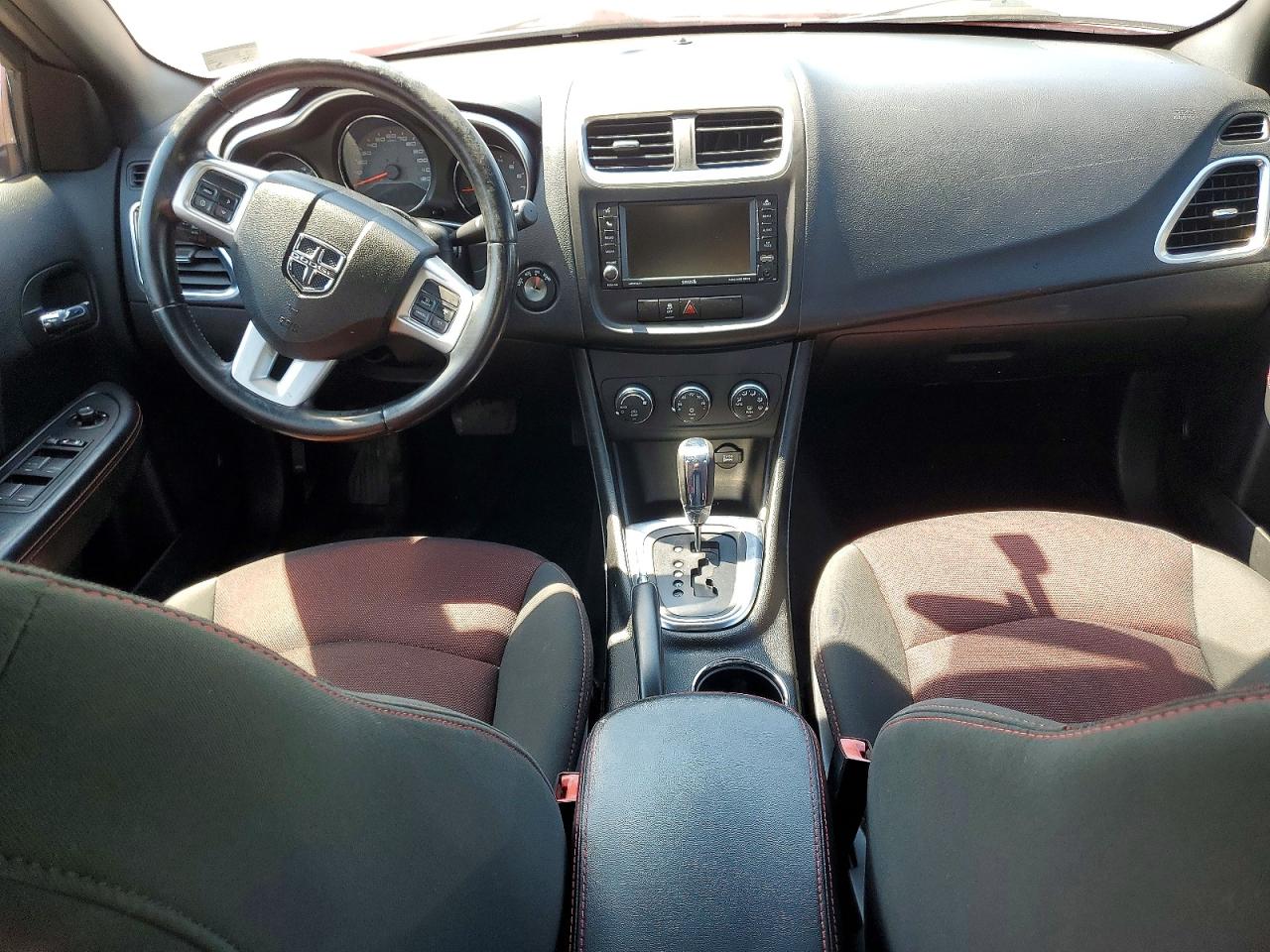 2012 Dodge Avenger Sxt Red vin: 1C3CDZEGXCN293588