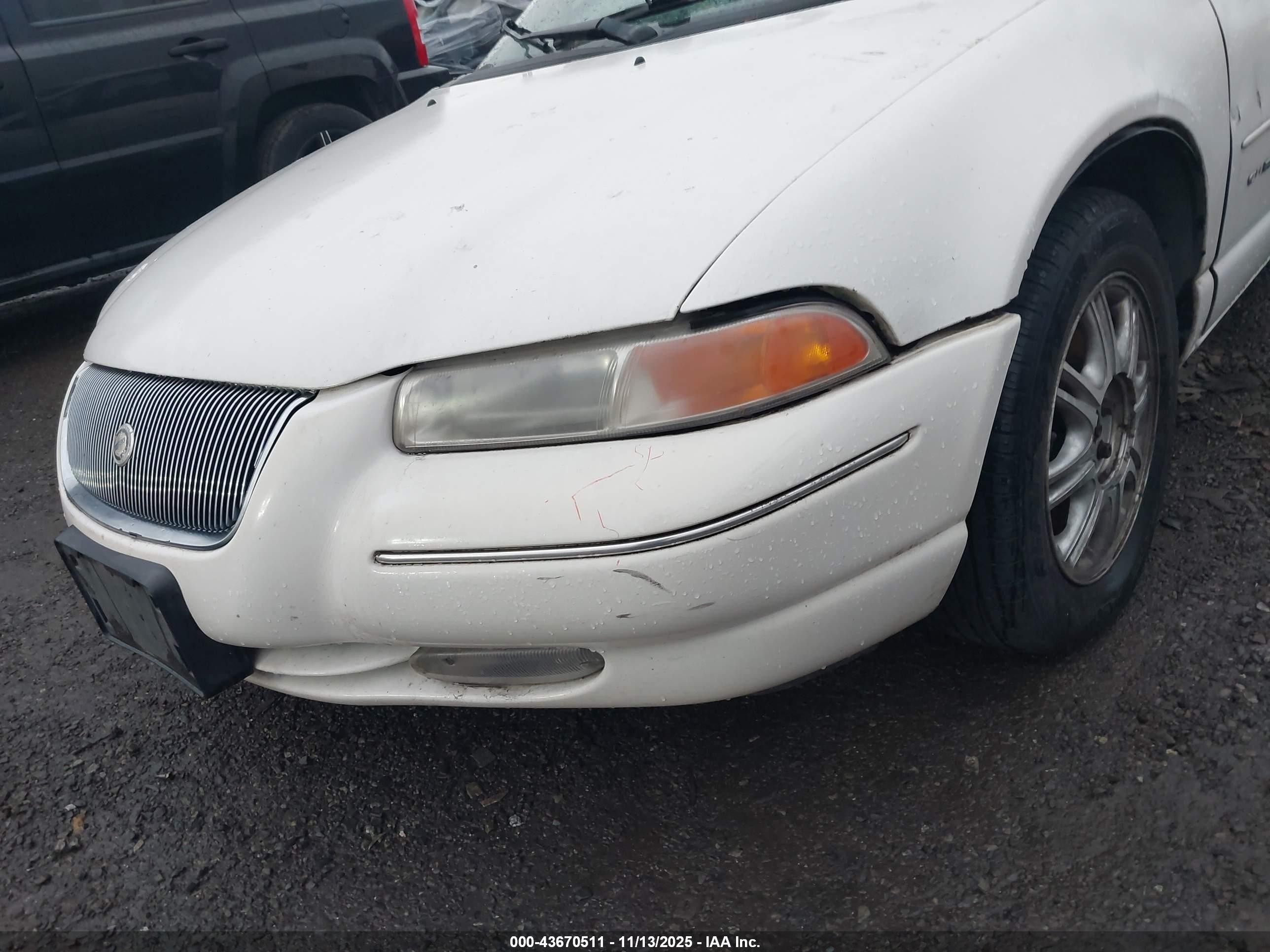 1998 Chrysler Cirrus Lxi White vin: 1C3EJ56H1WN104722