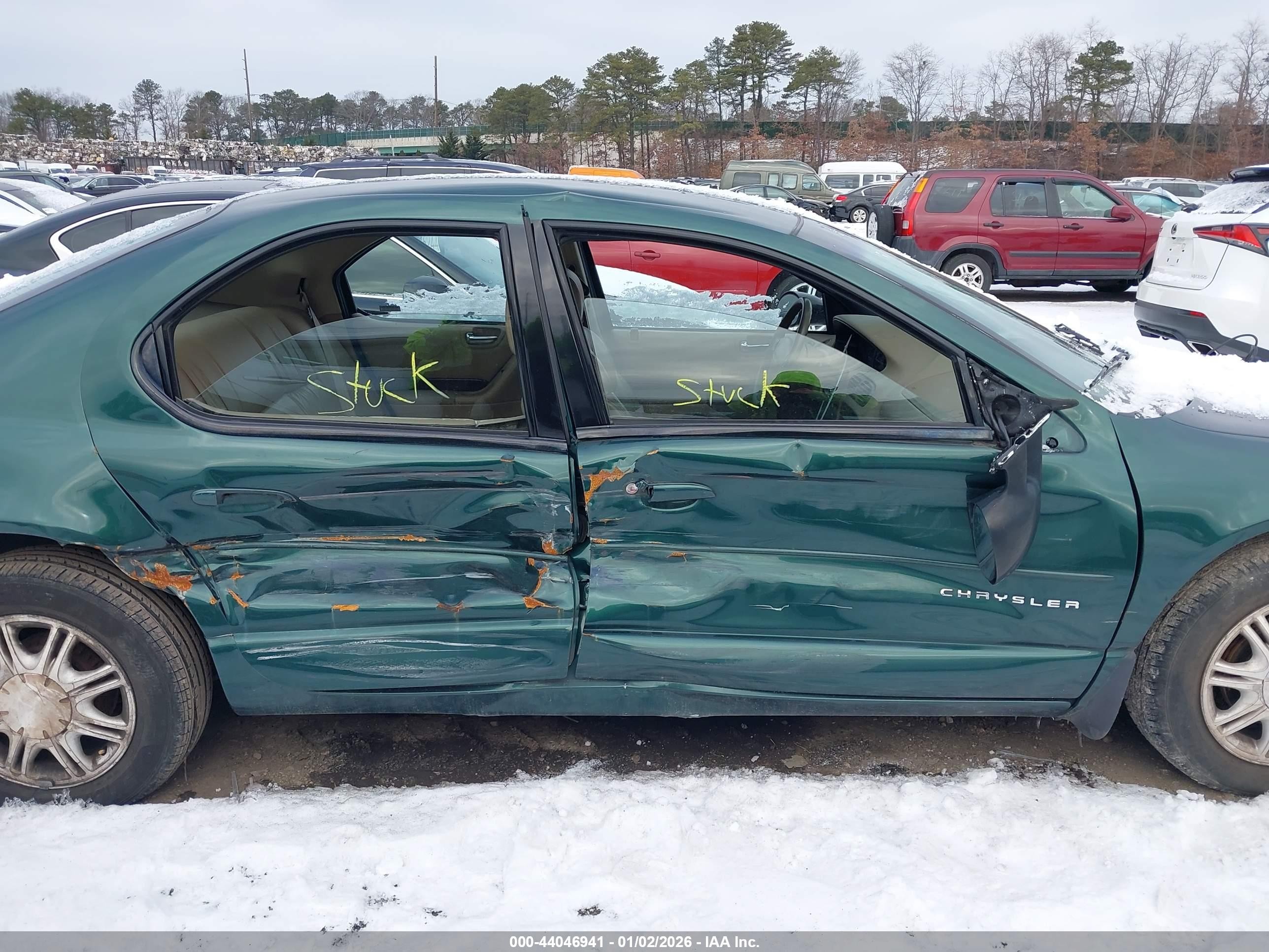 1998 Chrysler Cirrus Lxi Green vin: 1C3EJ56H1WN317086