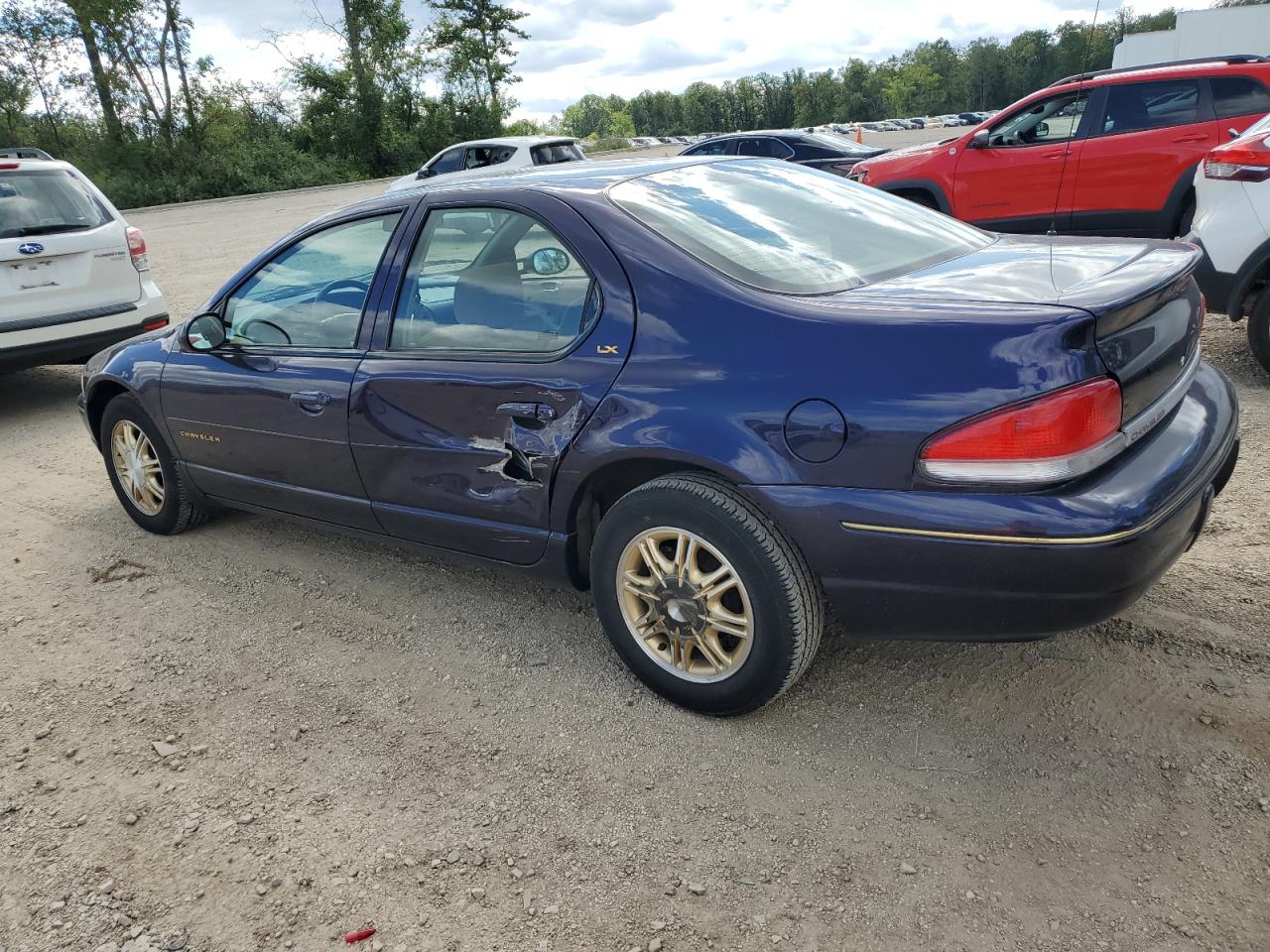 1997 Chrysler Cirrus Lx Синий vin: 1C3EJ56HXVN596875
