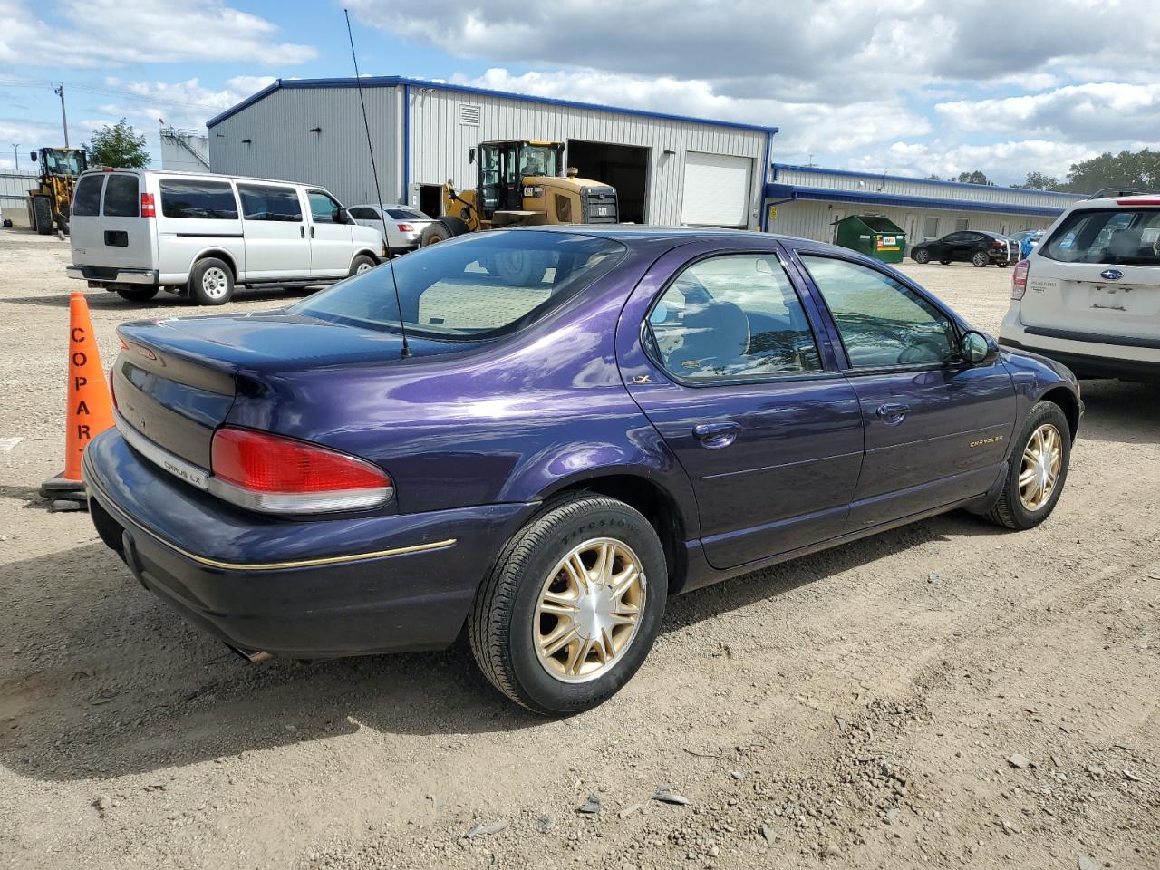 1997 Chrysler Cirrus Lx Синий vin: 1C3EJ56HXVN596875