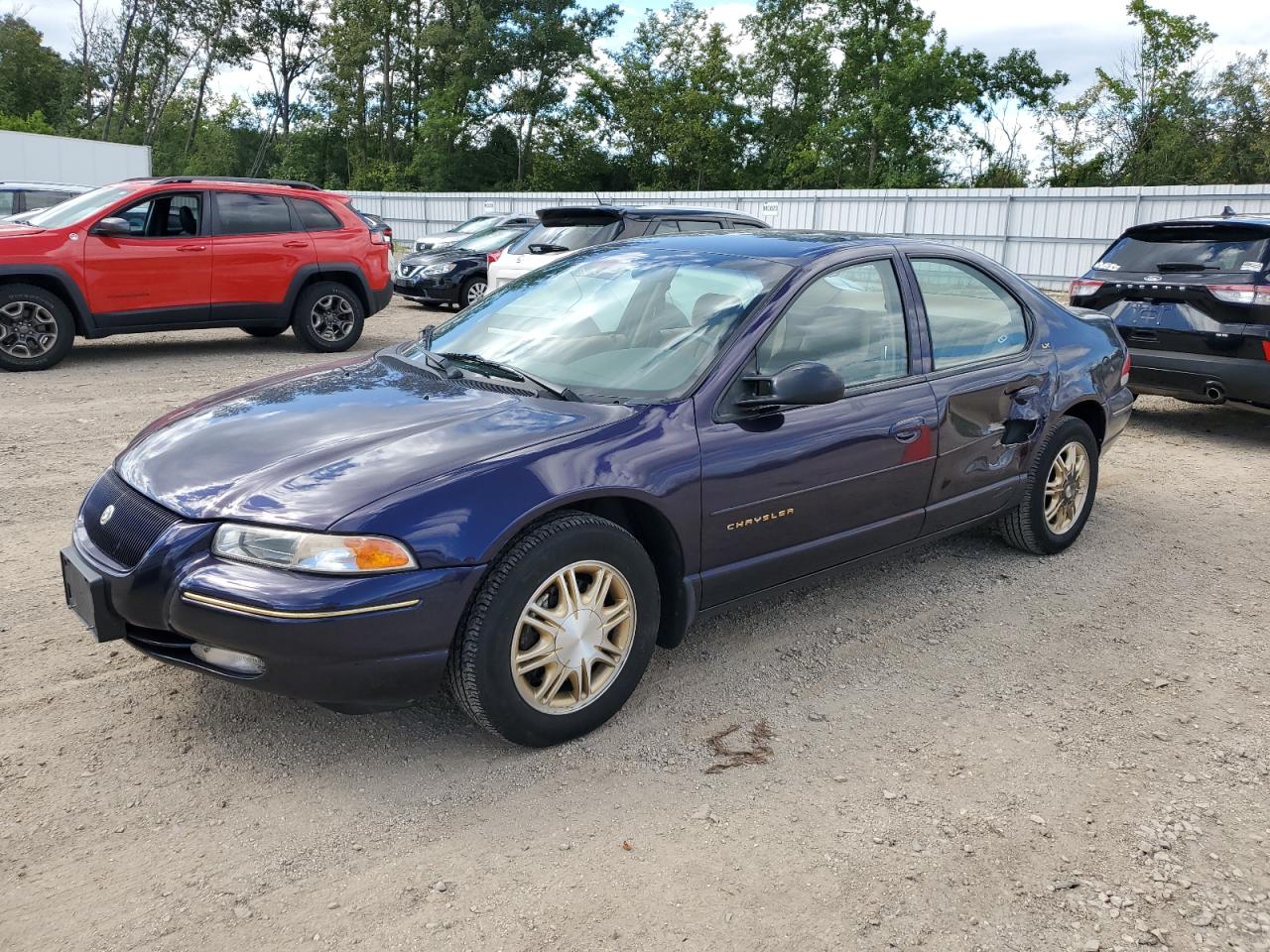 1997 Chrysler Cirrus Lx Синий vin: 1C3EJ56HXVN596875