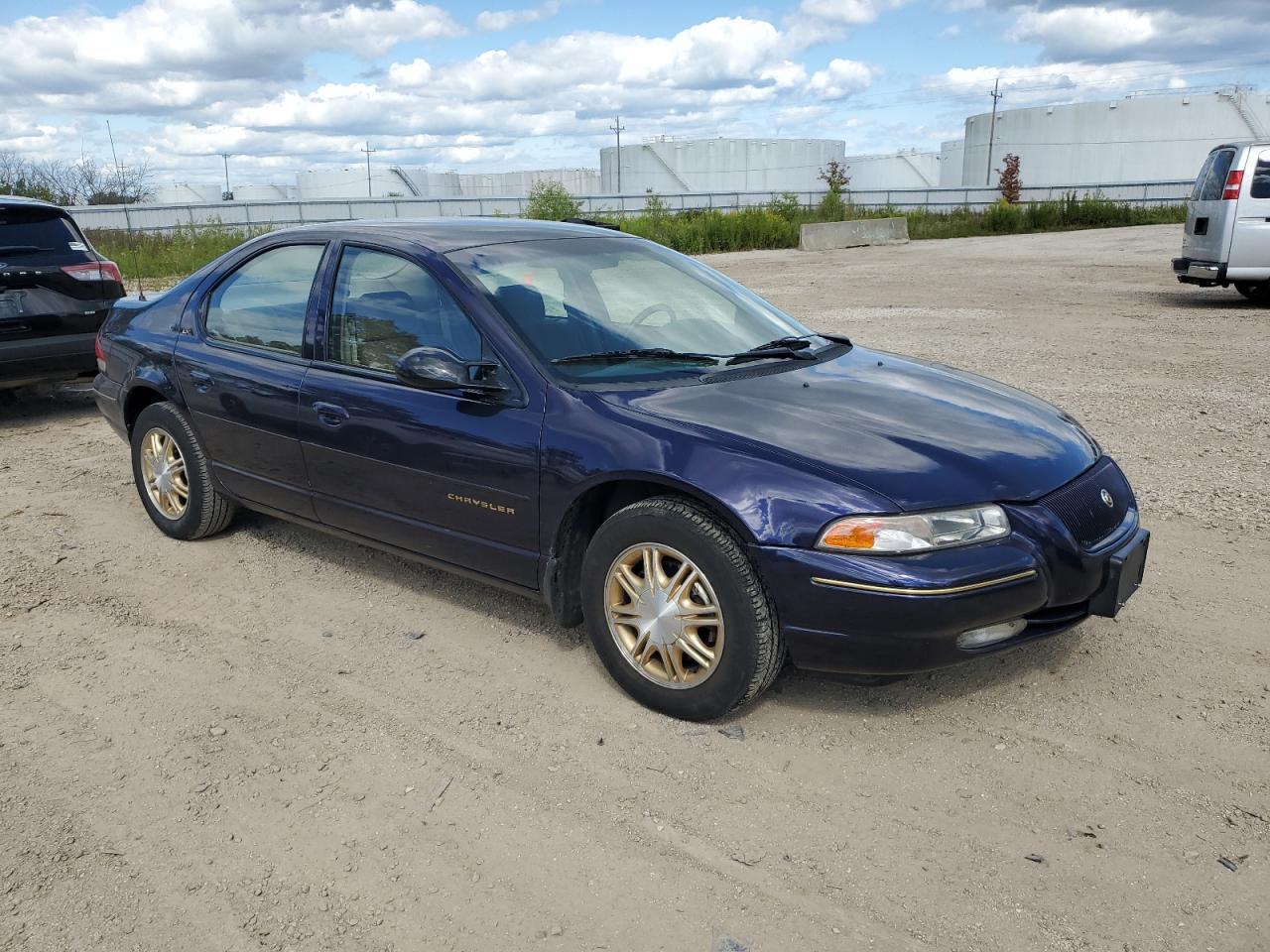 1997 Chrysler Cirrus Lx Синий vin: 1C3EJ56HXVN596875