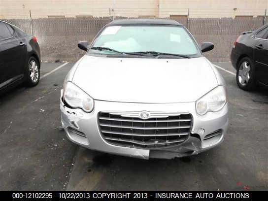 2005 Chrysler Sebring Convertible vin: 1C3EL45R25N530545