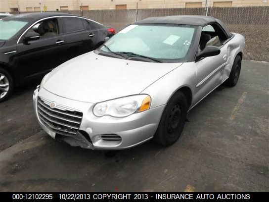 2005 Chrysler Sebring Convertible vin: 1C3EL45R25N530545