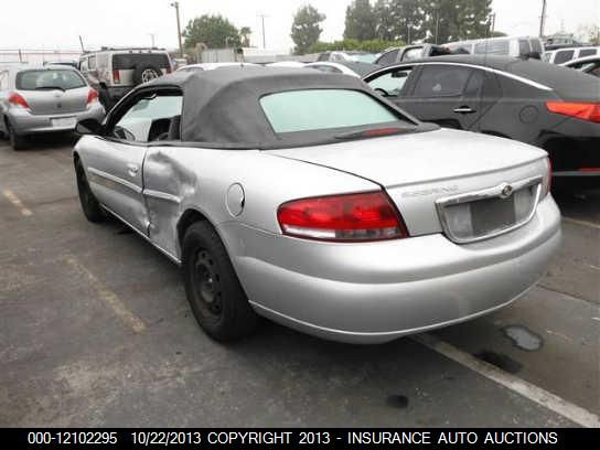 2005 Chrysler Sebring Convertible vin: 1C3EL45R25N530545