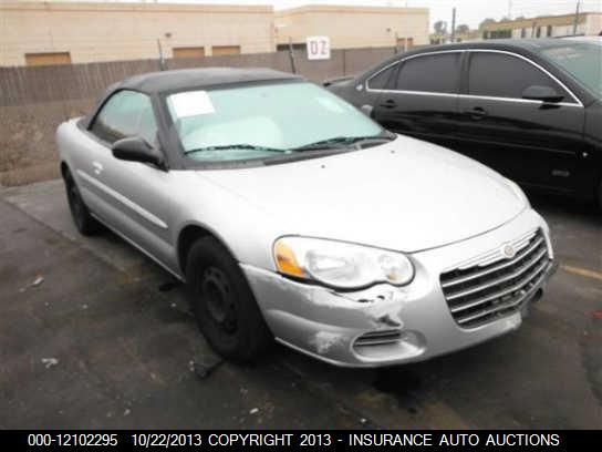 2005 Chrysler Sebring Convertible vin: 1C3EL45R25N530545