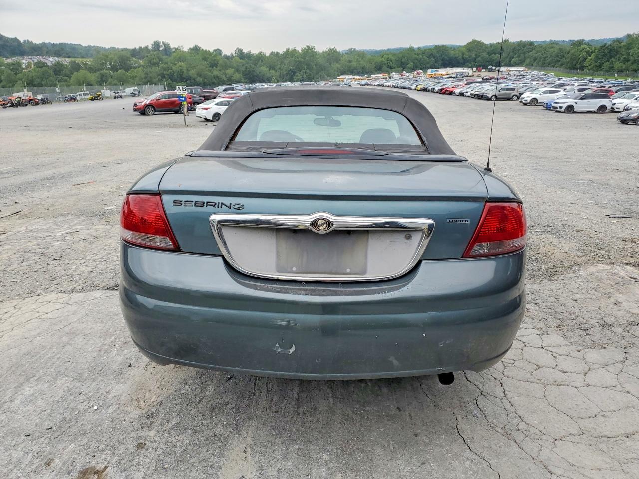 2006 Chrysler Sebring Blue vin: 1C3EL45R46N109542